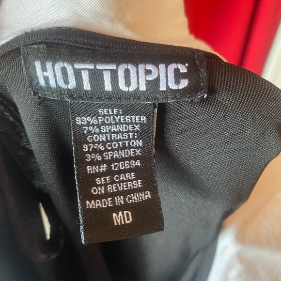 ❌sold❌ 💒 HOT TOPIC WEDNESDAY ADDAMS DRESS MEDIUM HALLOWEEN - Picture 7 of 9